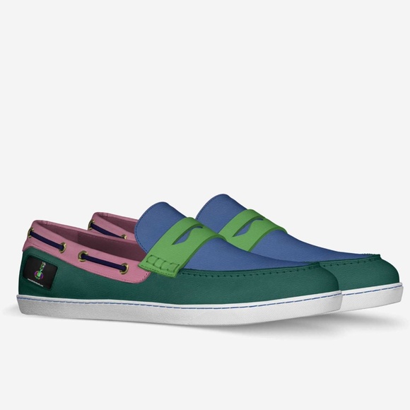 Vintage Rainbow Penny Loafers (Mens) main image 4